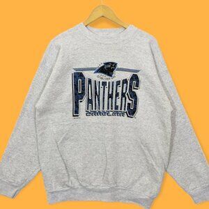 Vintage Carolina Panthers Big Logo Sweatshirt, Carolina Panthers NFL Football